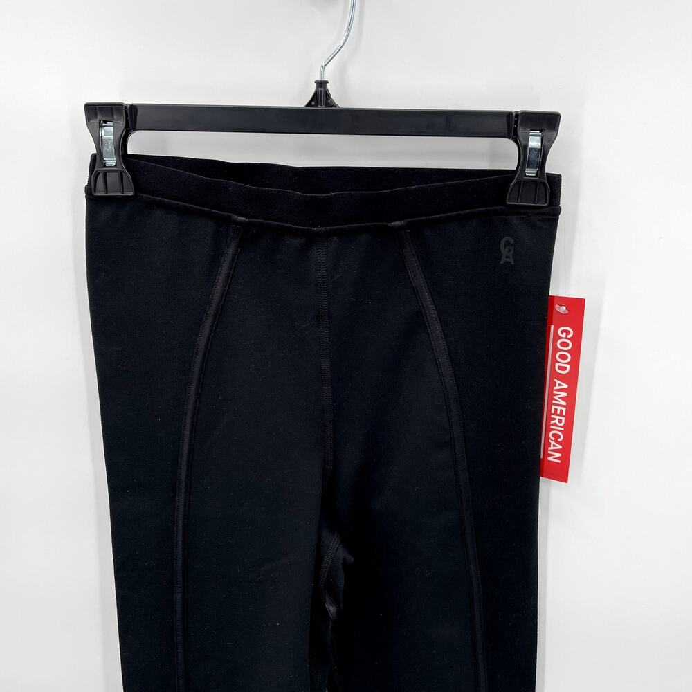 GOOD AMERICAN NWT Black Active Corset Seam Legging // Small - Picture 6 of 15